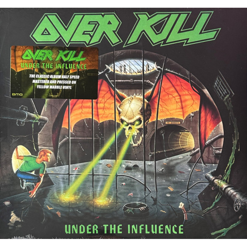 Overkill - Under The Influence (LP) Yellow Marble Vinyl